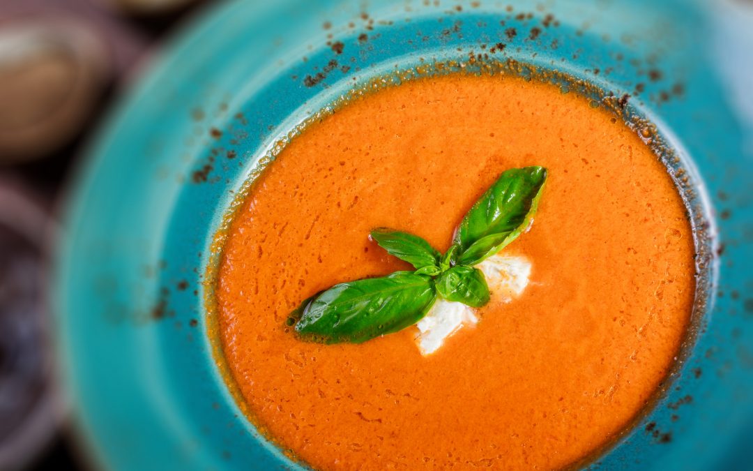 Sopa fría de pimenton&tomate